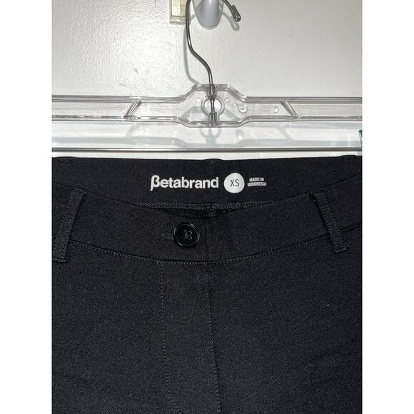 Betabrand Black Bootcut flattering fit Dress Yoga Belt loops Women's Pants Size - Picture 5 of 10